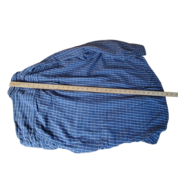 Brooks Brothers Sport Shirt Navy Plaid. Button Down Long Sleeve. LG. E0074 - Picture 8 of 9